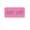 Nevs Label, Monthly Tab October 3/4" x 1-1/2" White w/Rose & Black Reverse XM-T-OCT - alternate 1